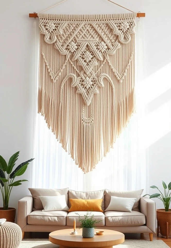 10 Stunning Craft Ideas for Adults That You'll Want to Try Today! - 6. DIY Macrame Wall Hanging