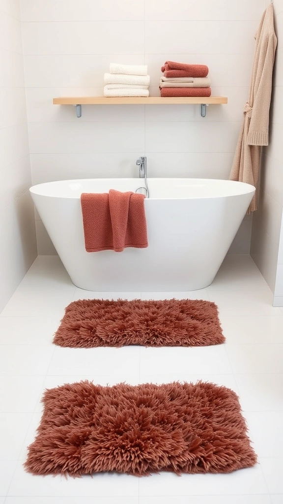 10 Luxury Bathroom Ideas on a Budget You Need to Try - 3. Luxurious Textiles