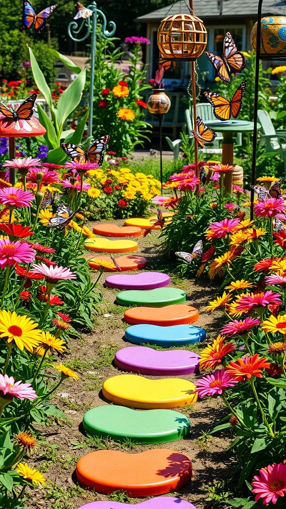 36 Whimsical Cottage Garden Designs for a Magical Outdoor Retreat! - 10. The Whimsical Butterfly Garden