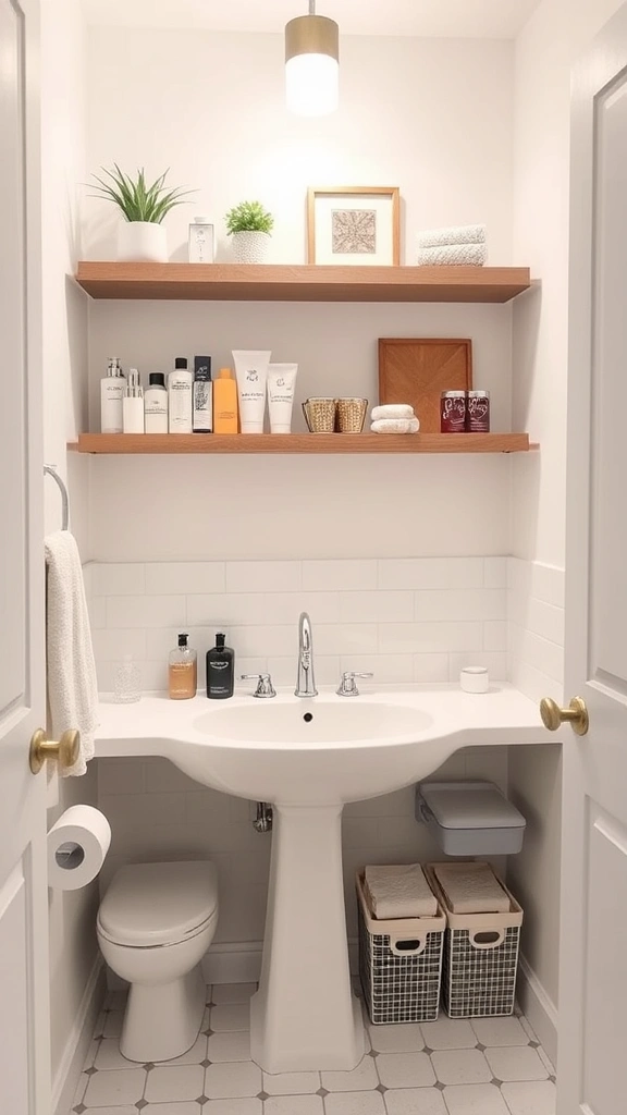 10 Luxury Bathroom Ideas on a Budget You Need to Try - 7. Creative Storage Solutions