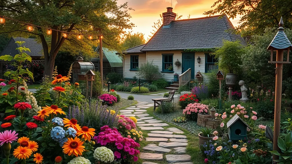 36 Whimsical Cottage Garden Designs for a Magical Outdoor Retreat!