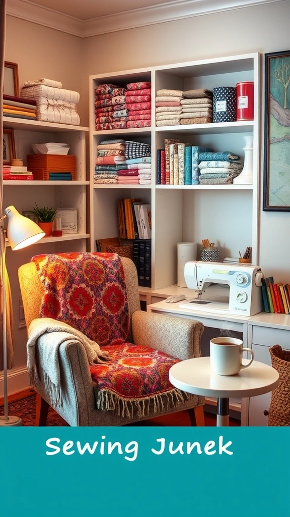 7 Stunning Sewing Room Designs You Won't Believe Exist! - 4. The Cozy Nook