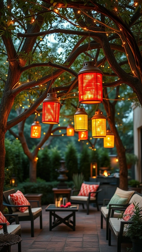 12 Trash-to-Treasure Crafts for a Unique Home Aesthetic - 6. Tin Can Lanterns